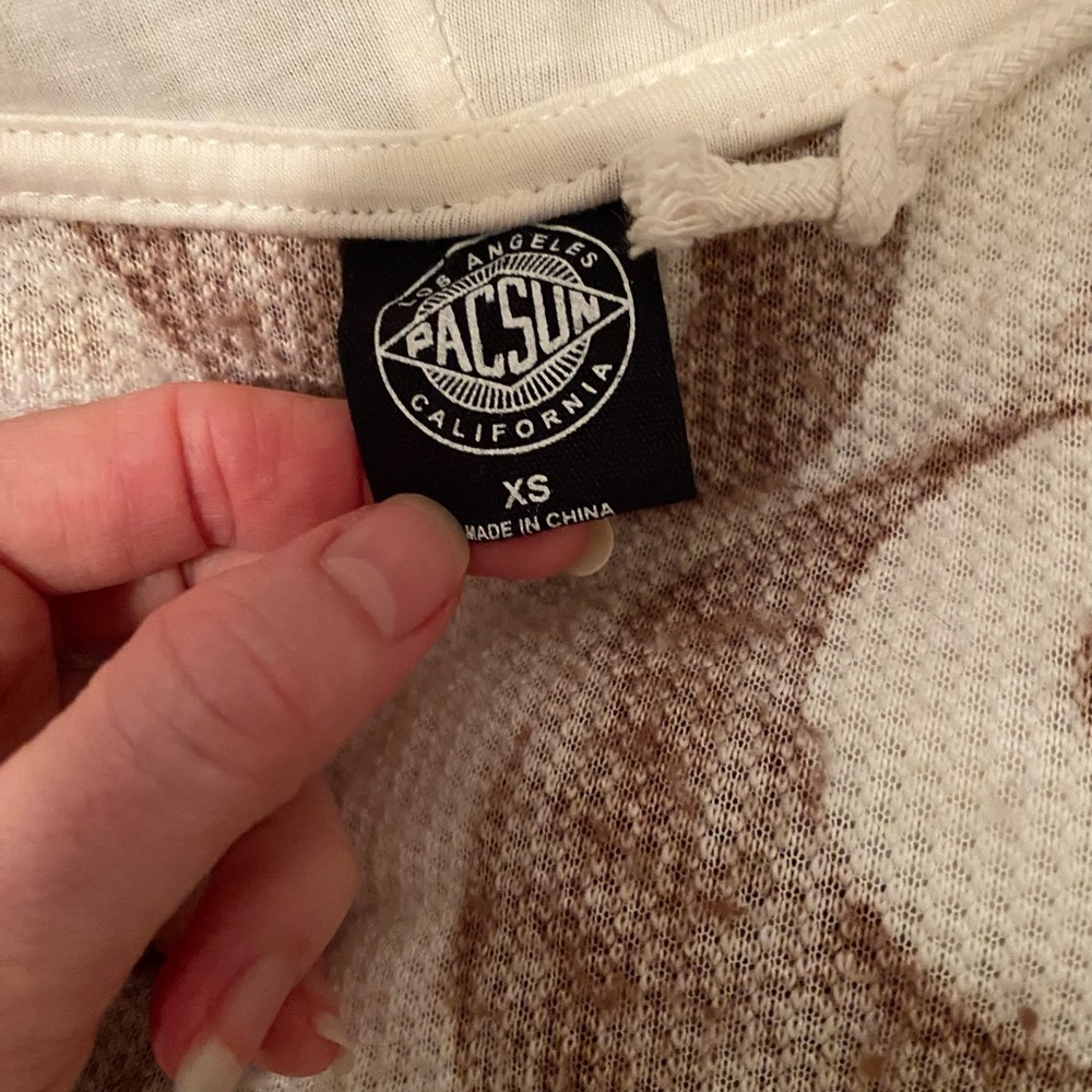 Chromatic Pacsun Yin Yang Sherpa Hoodie - Picture 2 of 3